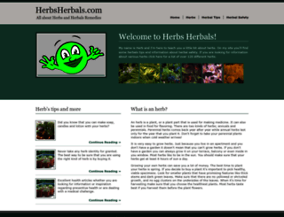 herbsherbals.com screenshot