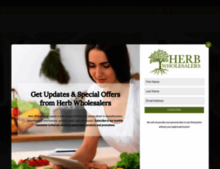 herbwholesalers.com screenshot