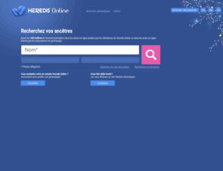 heredis-online.com screenshot