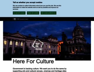 hereforculture.campaign.gov.uk screenshot