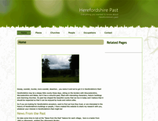 herefordshirepast.co.uk screenshot