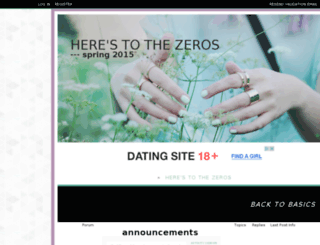 herestothezeros.jcink.net screenshot