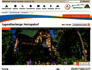 heringsdorf.jugendherbergen-mv.de screenshot