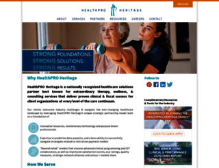 heritage-healthcare.com screenshot