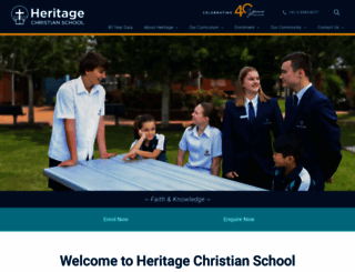 heritage.nsw.edu.au screenshot