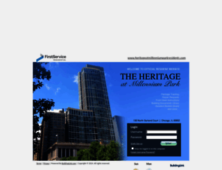 heritageatmillenniumparkresidents.buildinglink.com screenshot