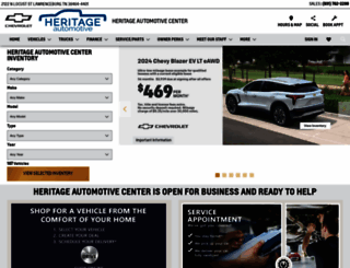 heritageautomotivecenter.com screenshot