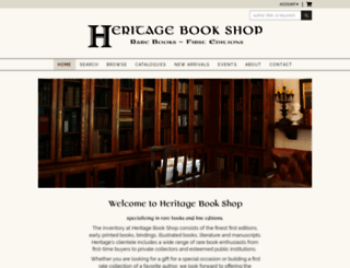 heritagebookshop.com screenshot