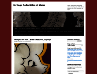 heritagecollectiblesmaine.com screenshot