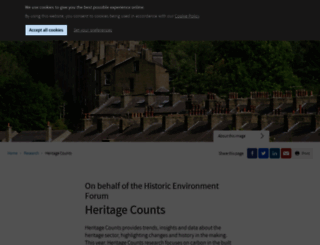heritagecounts.org.uk screenshot
