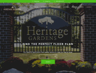 heritagegardenapts.com screenshot