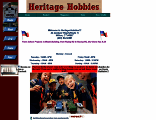 heritagehobbies.com screenshot