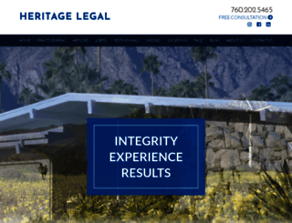 heritagelegal.com screenshot