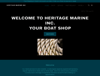 heritagemarineinc.com screenshot