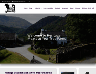 heritagemeats.co.uk screenshot