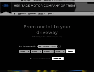 heritagemotorcoford.com screenshot