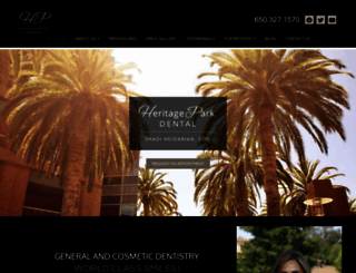 heritageparkdental.com screenshot