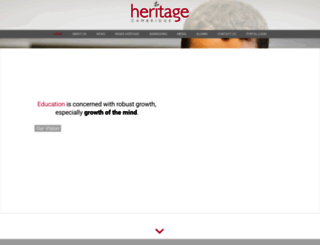 heritageschool.org.uk screenshot