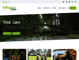 heritagetreecare.com.au screenshot