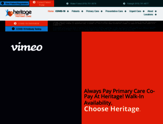 heritageucpc.com screenshot