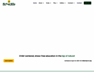 heritagevalley.co.in screenshot