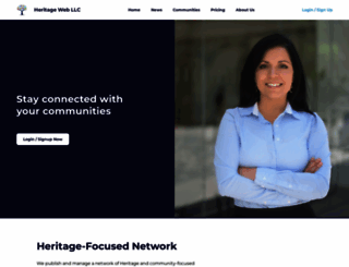 heritageweb.com screenshot