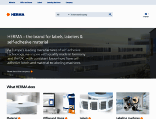 herma.com screenshot