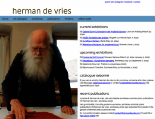 hermandevries.org screenshot