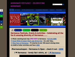 hermanus-festivals.com screenshot