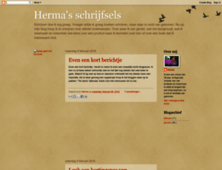 hermaschrijfsels.blogspot.nl screenshot