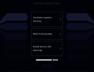 hermes-versand.com screenshot