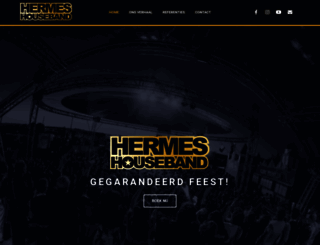 hermeshouseband.nl screenshot