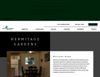 hermitagegarden.com screenshot