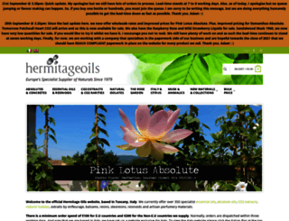 hermitageoils.com screenshot