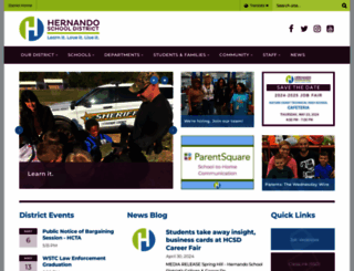hernandoschools.org screenshot