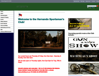 hernandosportsmansclub.com screenshot