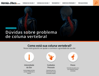 herniadedisco.com.br screenshot