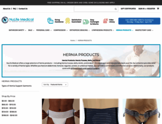 herniaproducts.com screenshot