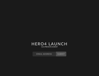 hero4launch.splashthat.com screenshot