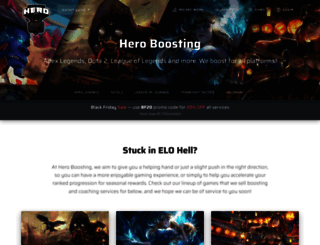 heroboosting.com screenshot