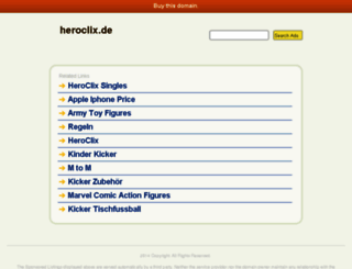 heroclix.de screenshot