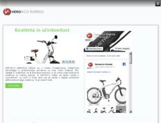 heroeco-kolesa.si screenshot