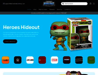 heroes-hideout.myshopify.com screenshot