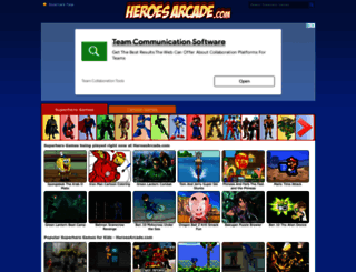 heroesarcade.com screenshot