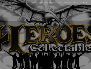 heroescollectables.com screenshot