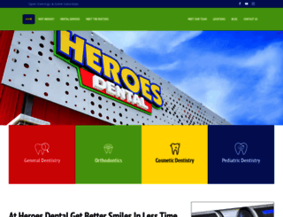 heroesdental.com screenshot