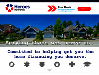 heroesmortgage.com screenshot