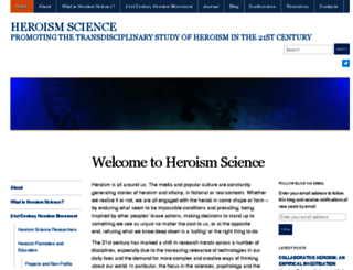 heroismscience.wordpress.com screenshot
