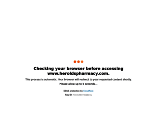 heroldspharmacy.com screenshot