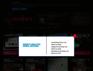 heronfireworks.com screenshot